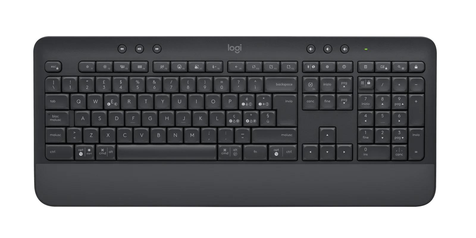 Kомплект безжични клавиатура с мишка Logitech MK650, Черен-3