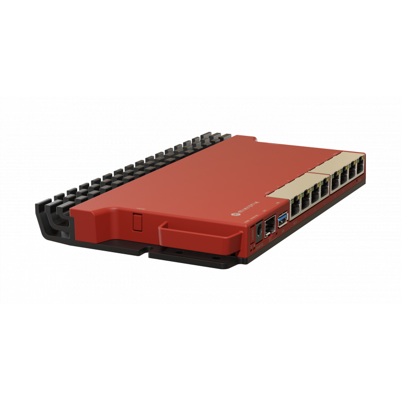 Рутер MikroTik L009UiGS-RM, CPU 800MHz, 12 RAM, 8xGigabit, 1xSFP, USB 3.0-4