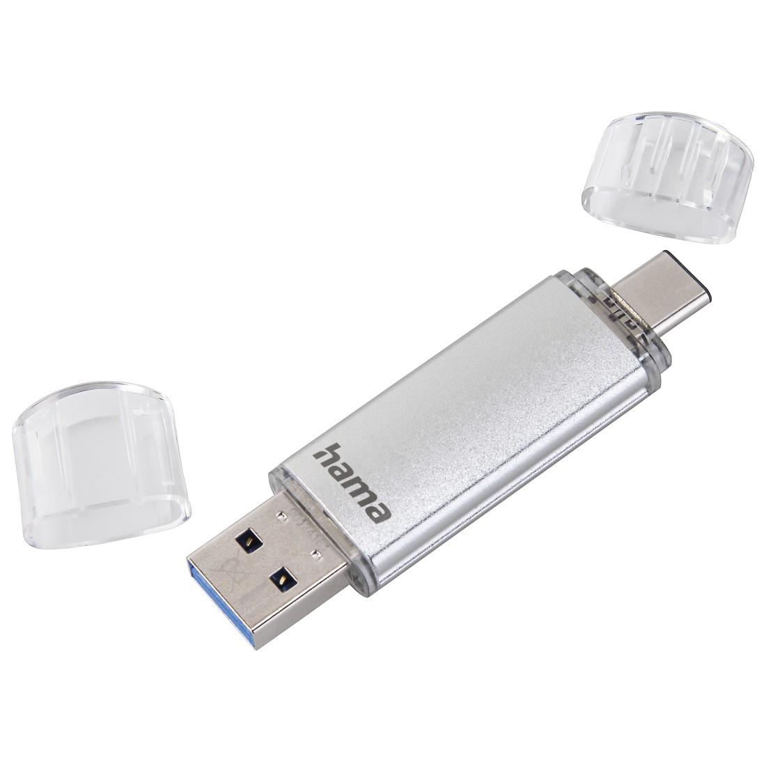 USB памет HAMA Тип USB-C Laeta, 32GB, USB 3.1 Type-C, Сребрист-2