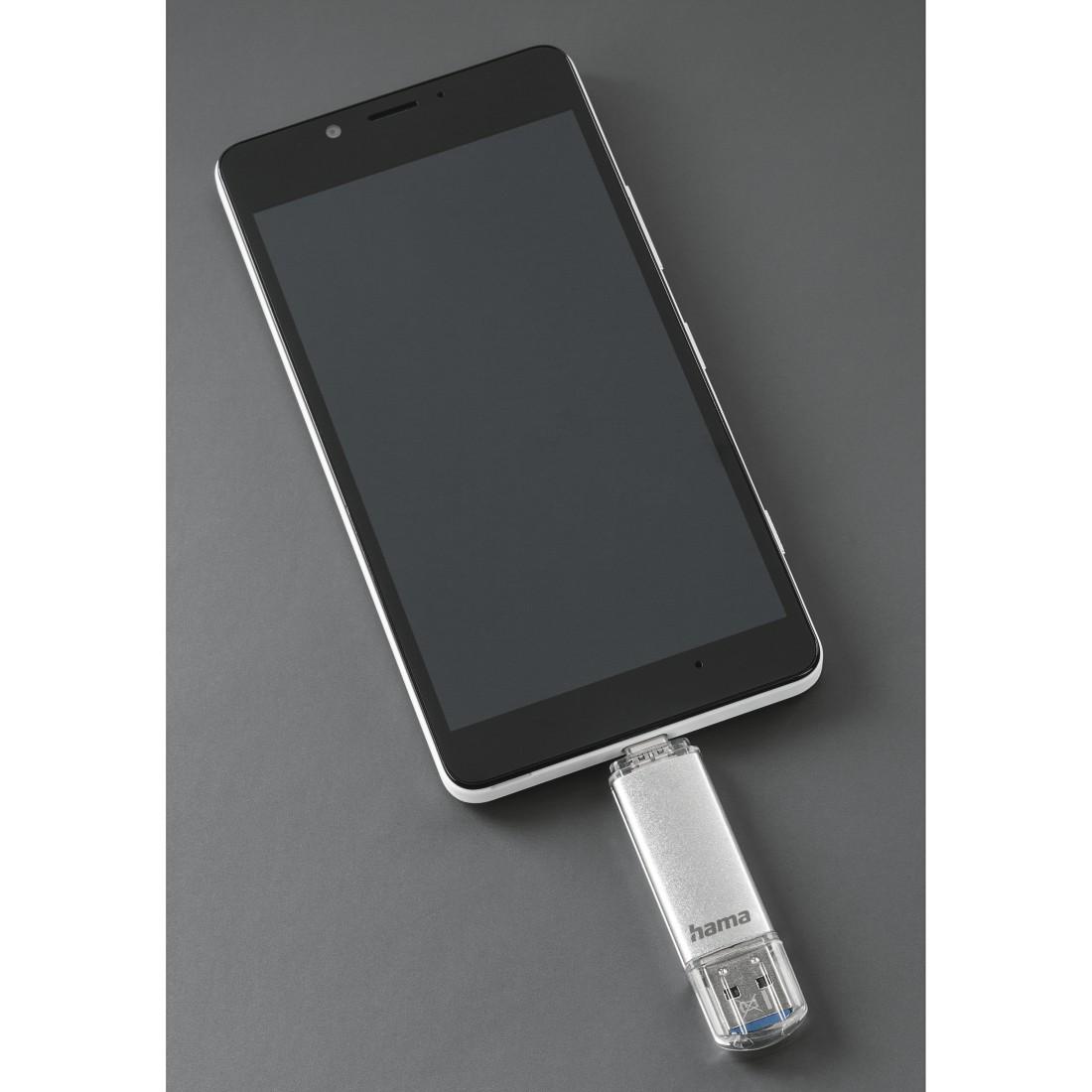 USB памет HAMA Тип USB-C Laeta, 32GB, USB 3.1 Type-C, Сребрист-4