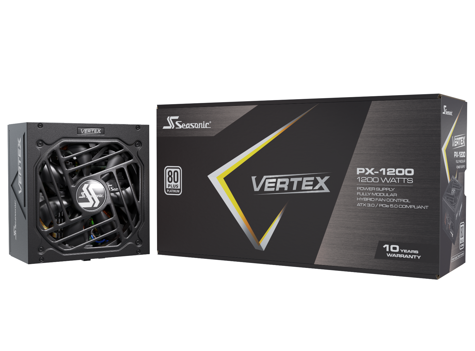 Захранващ блок Seasonic VERTEX PX-1200, 1200W, 80+ Platinum, ATX 3.0, Fully Modular-2