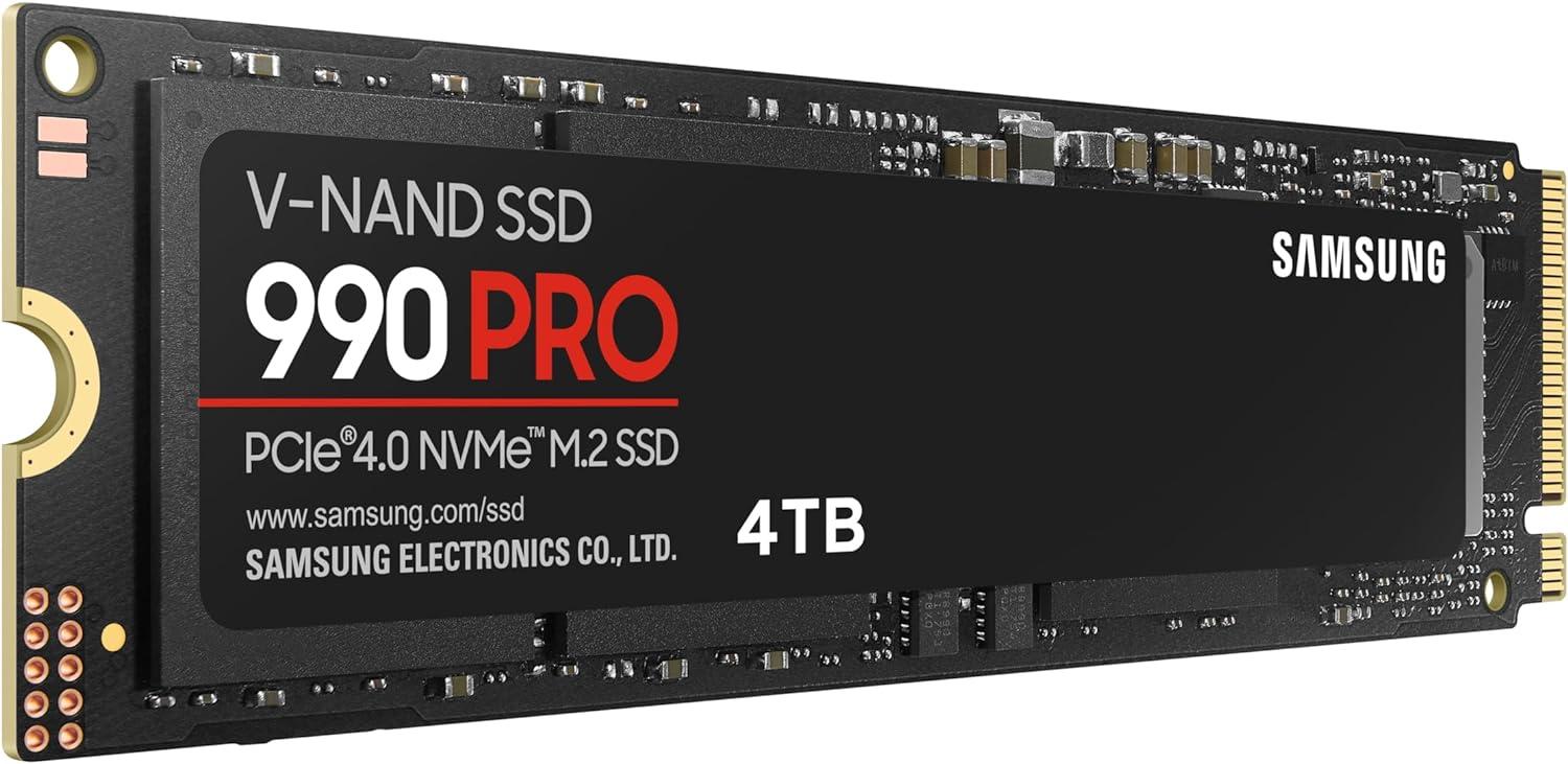 SSD SAMSUNG 990 PRO, 4TB, M.2 Type 2280, MZ-V9P4T0BW-2