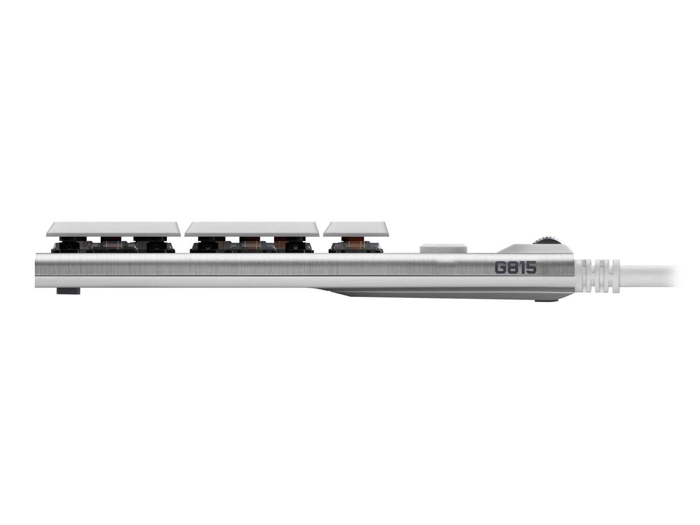 Геймърска механична клавиатура Logitech G815 White, Lightsync RGB, Tactile суичове-4