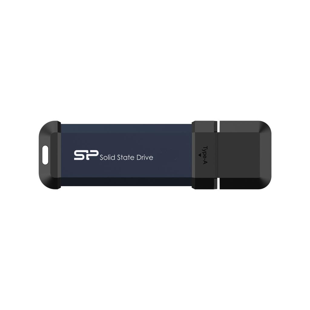 Външен SSD Silicon Power MS60 Blue, 1TB, USB-A 3.2 Gen2