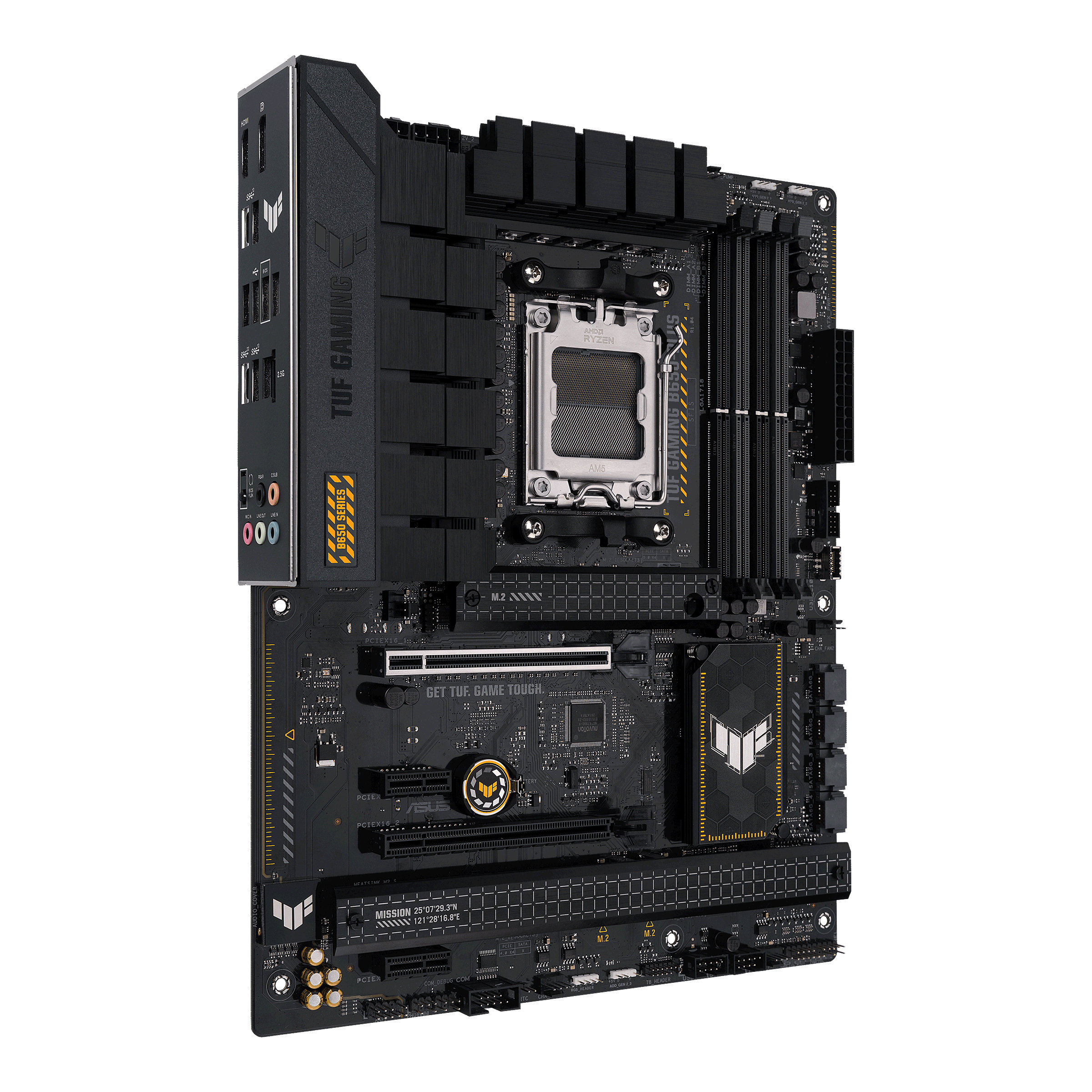 Дънна платка ASUS TUF GAMING B650-PLUS socket AM5, 4xDDR5 PCIe 5.0-2