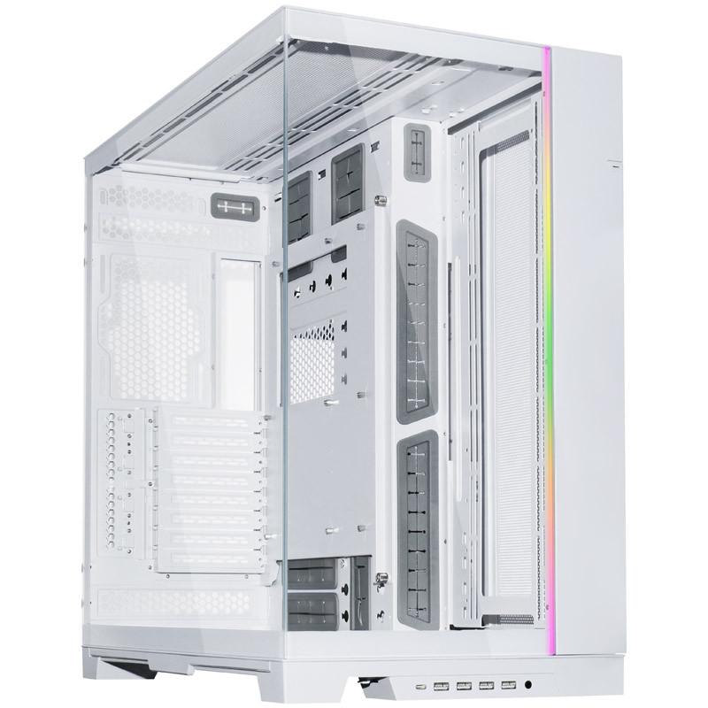 Кутия Lian Li PC-O11 Dynamic EVO XL Full-Tower, Tempered Glass, Бяла