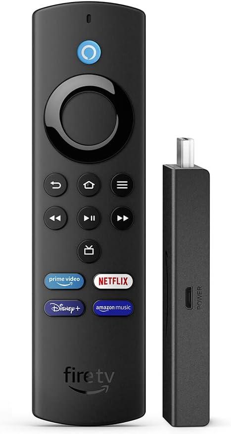 Мултимедиен плеър Amazon Fire TV Stick Lite, Alexa Voice Remote, Черен-1