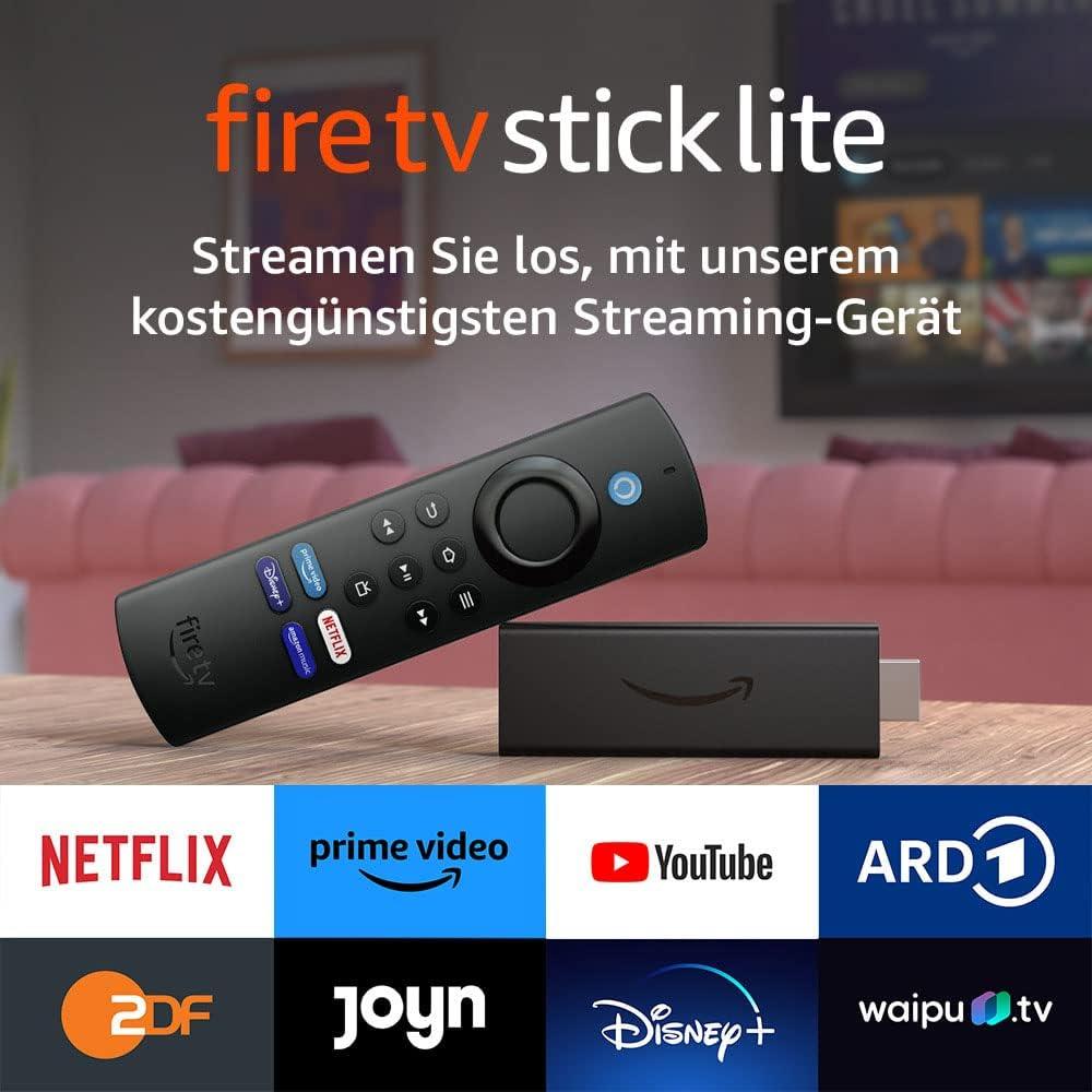 Мултимедиен плеър Amazon Fire TV Stick Lite, Alexa Voice Remote, Черен-3