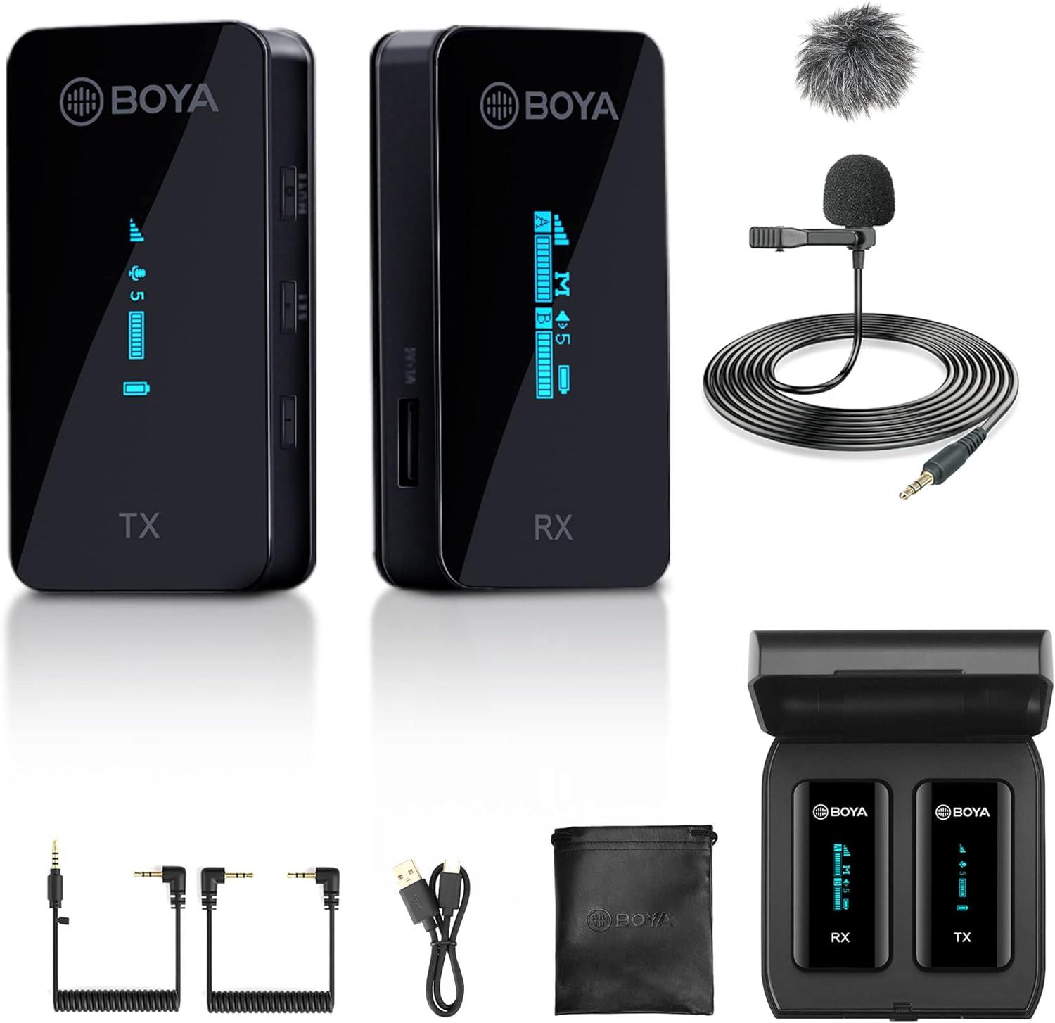 Безжична система микрофон с предавател BOYA BY-XM6-K1-4