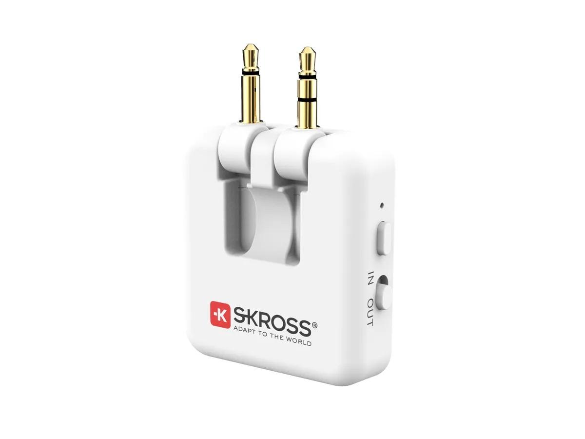 Аудио адаптер Skross, 3.5 mm jack към Bluetooth, Бял-4