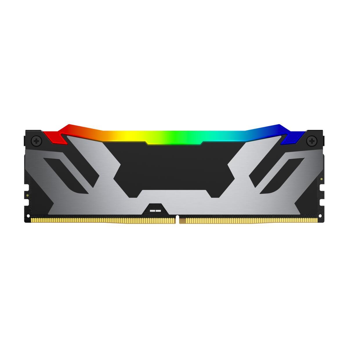 Памет Kingston Fury Renegade Silver/Black RGB 32GB(2x16GB) DDR5 7200MHz CL38 KF572C38RSAK2-32, XMP-4