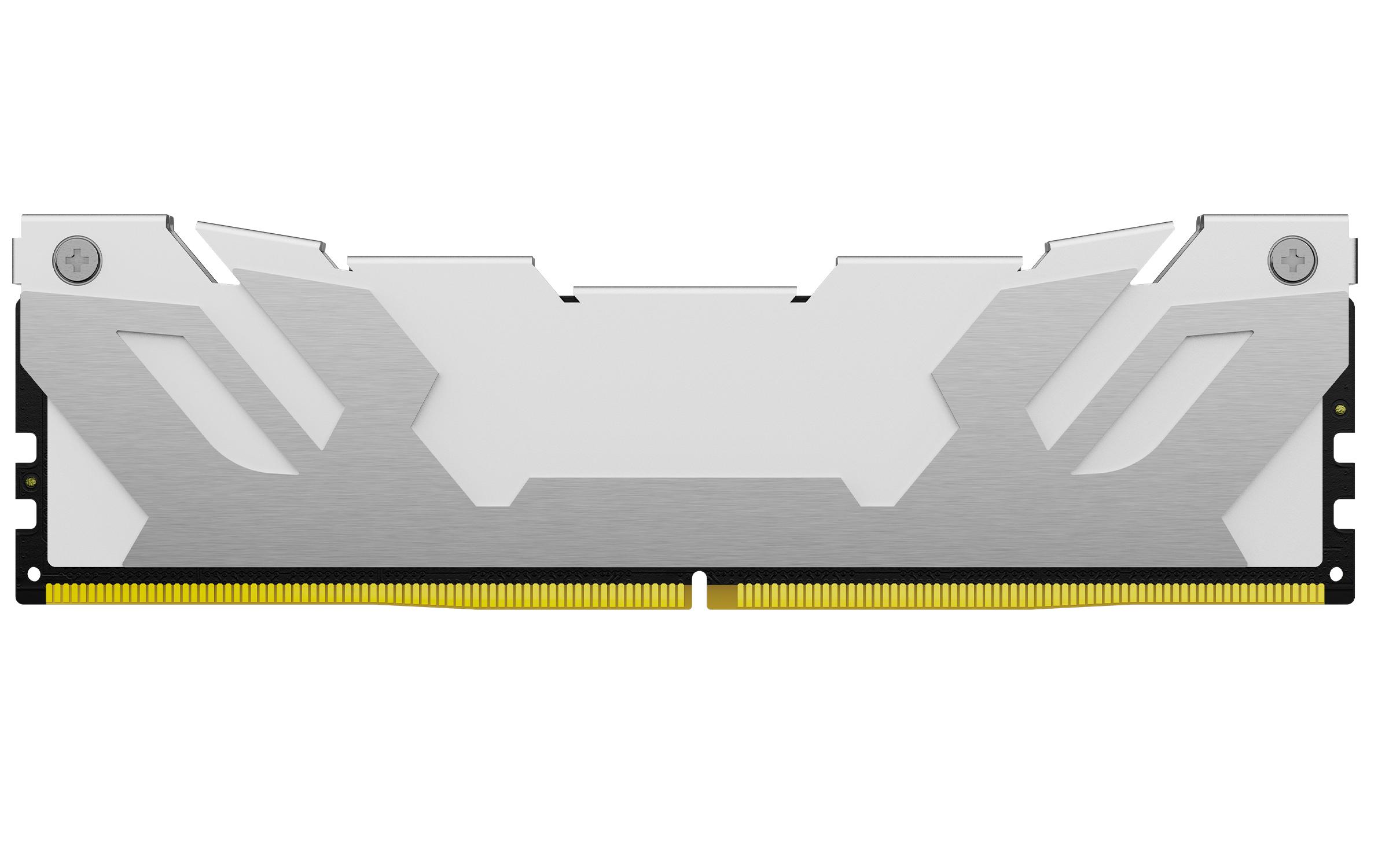 Памет Kingston Fury Renegade White 32GB(2x16GB) DDR5 7200MHz CL38 KF572C38RWK2-32, XMP-3
