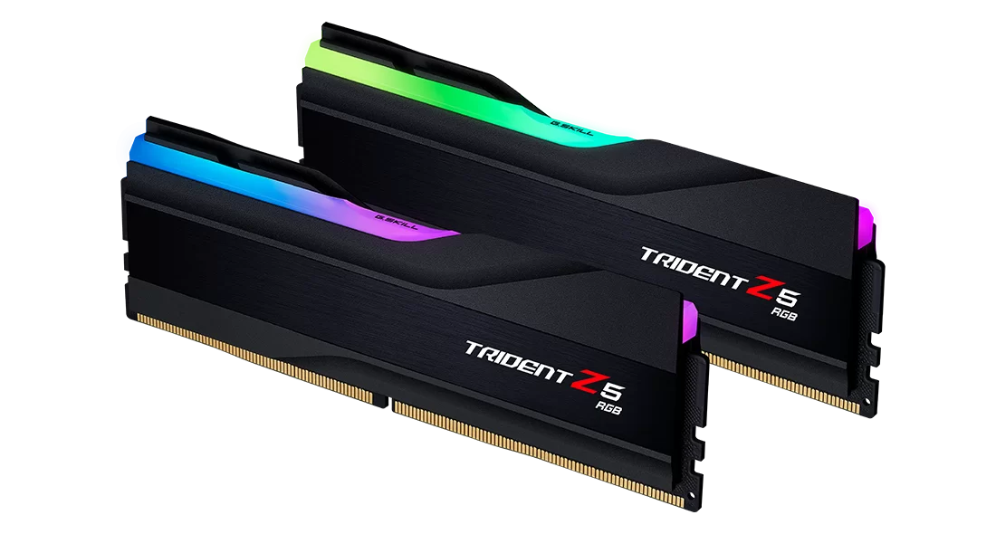 Памет G.SKILL Trident Z5 Black RGB 32GB (2x16GB) DDR5 7600MHz CL36-2