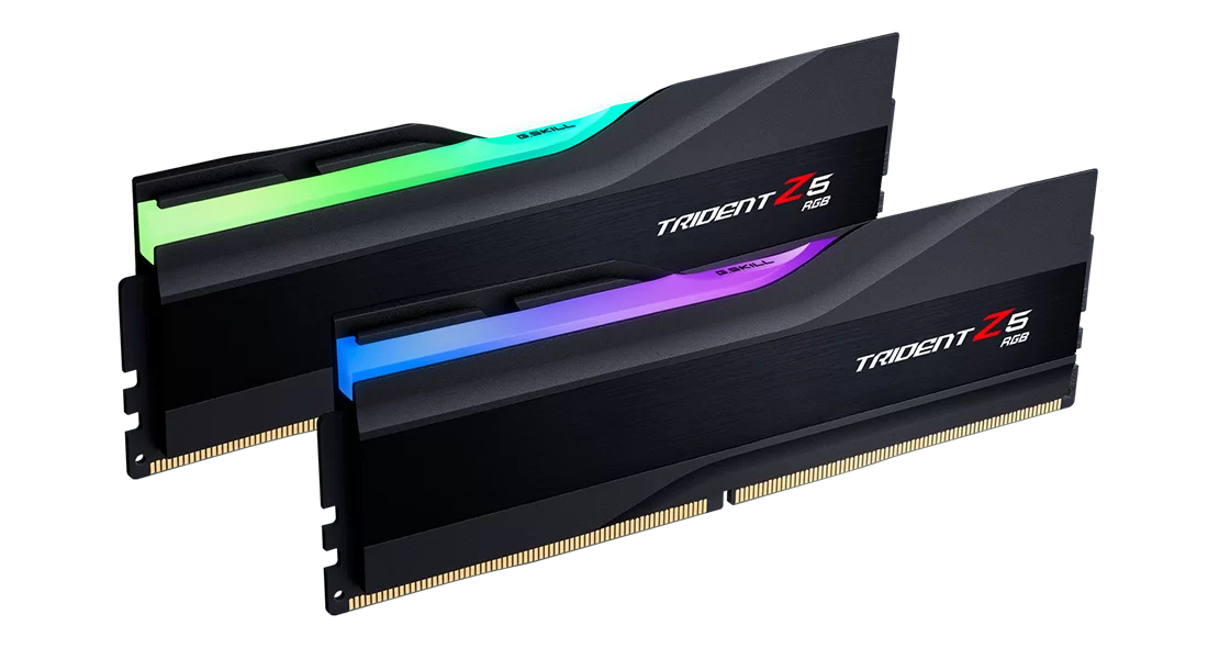 Памет G.SKILL Trident Z5 Black RGB 32GB (2x16GB) DDR5 7600MHz CL36-3