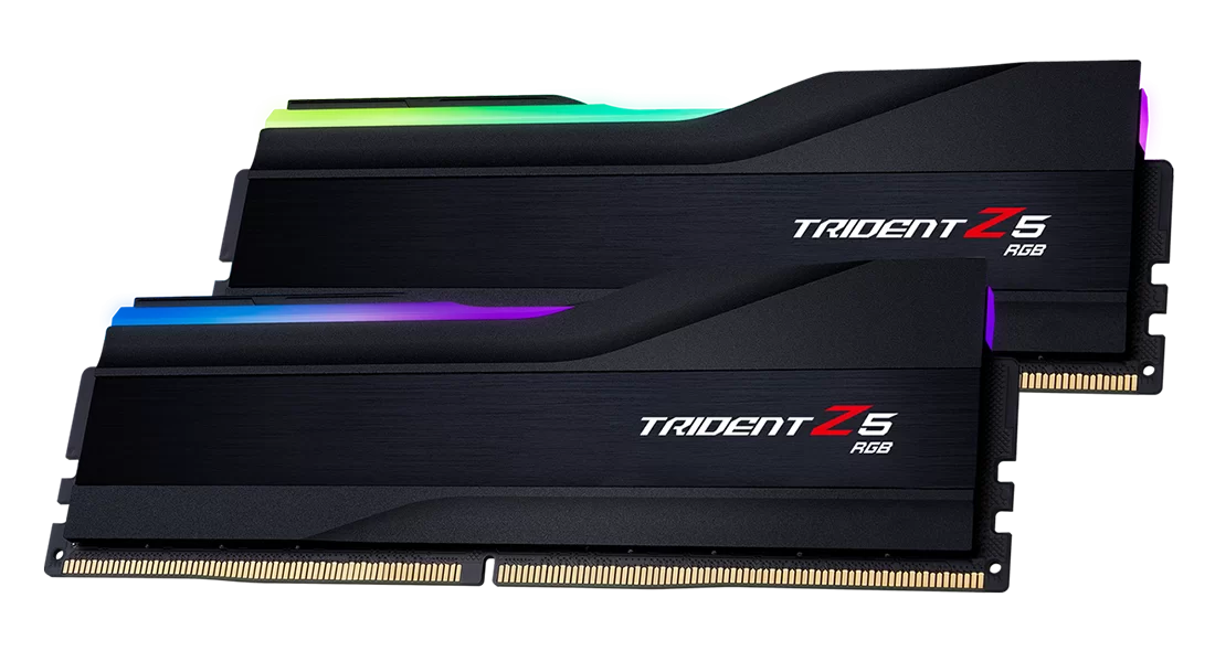 Памет G.SKILL Trident Z5 Black RGB 32GB (2x16GB) DDR5 7600MHz CL36-4