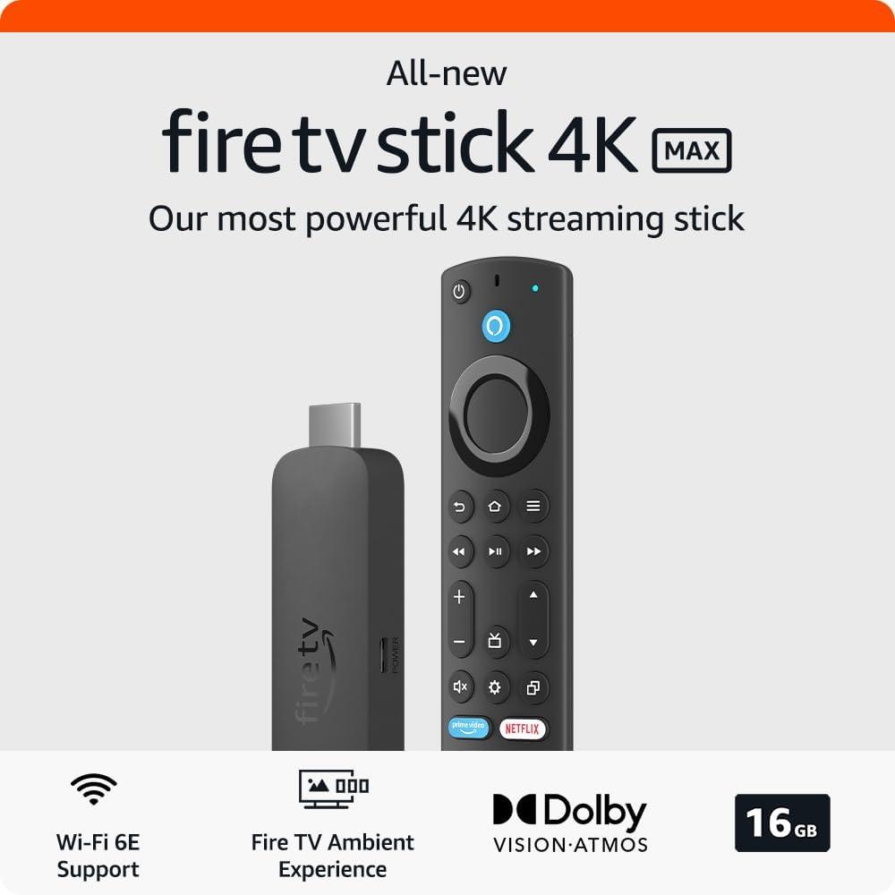 Мултимедиен плеър AMAZON Fire TV Stick Gen2, Wi-Fi 6, Alexa, Черен-2
