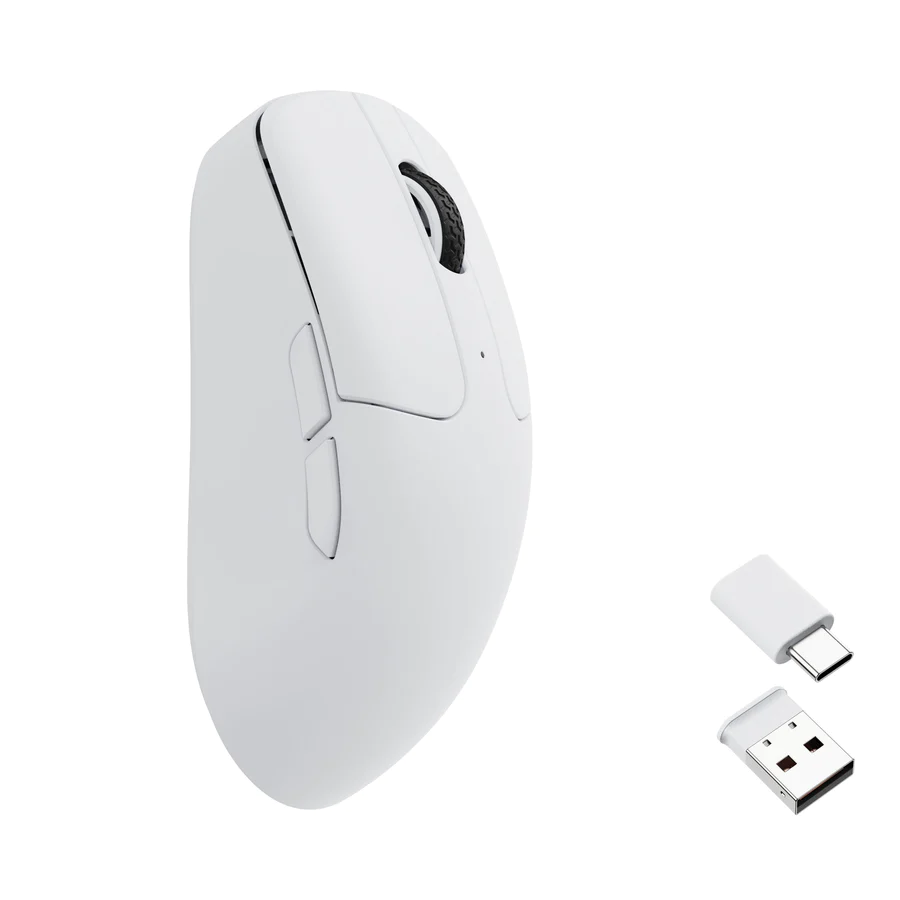 Геймърска Безжична мишка Keychron M2 Mini, Matte White-2