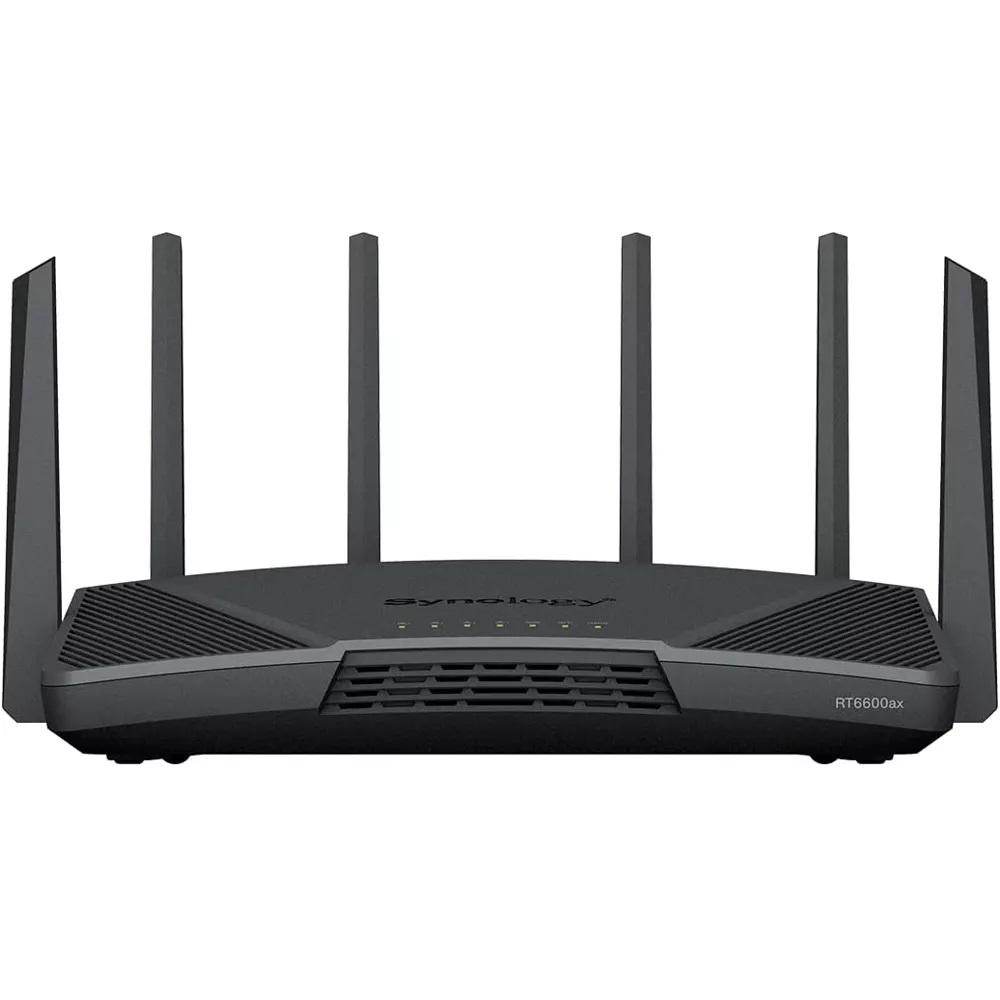 Безжичен рутер Synology RT6600AX, 6600Mbps, 2.4GHz - 600Mbps/ 5GHz - 4800Mbps/ 5GHz - 1200Mbps-2