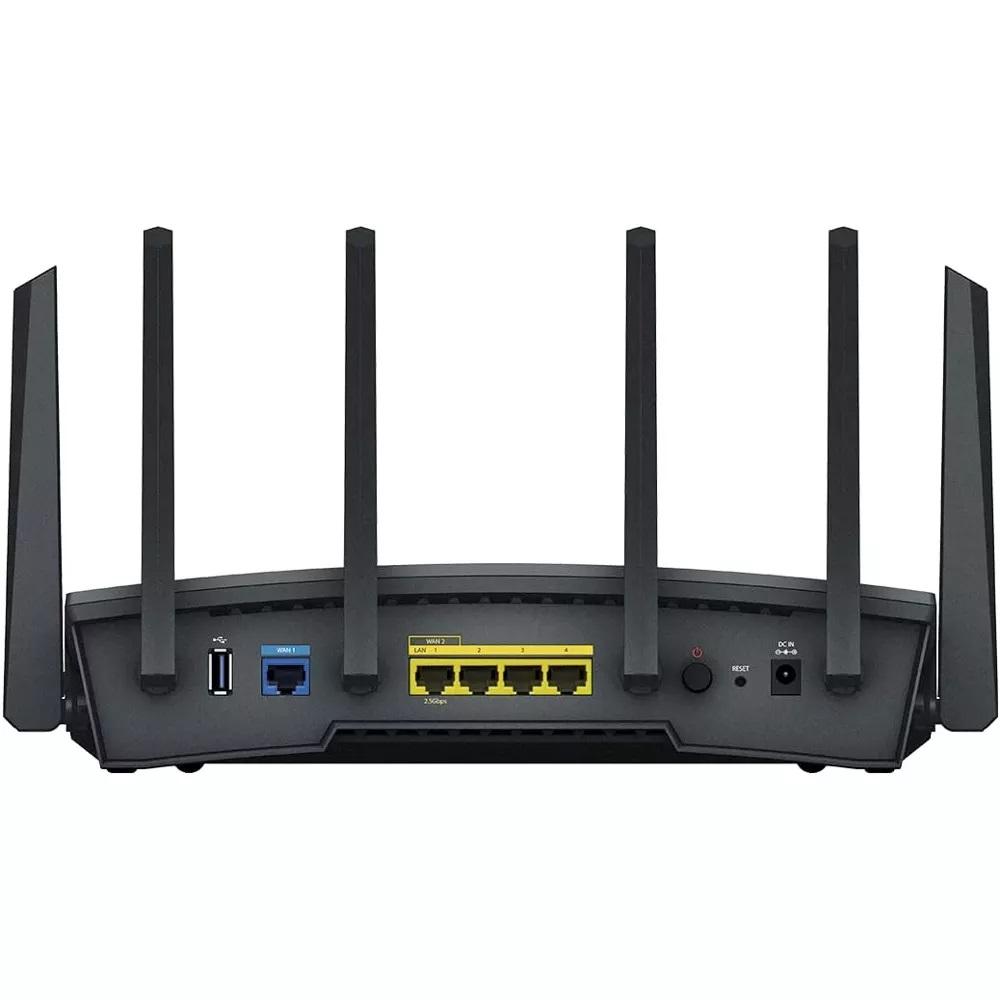 Безжичен рутер Synology RT6600AX, 6600Mbps, 2.4GHz - 600Mbps/ 5GHz - 4800Mbps/ 5GHz - 1200Mbps-3