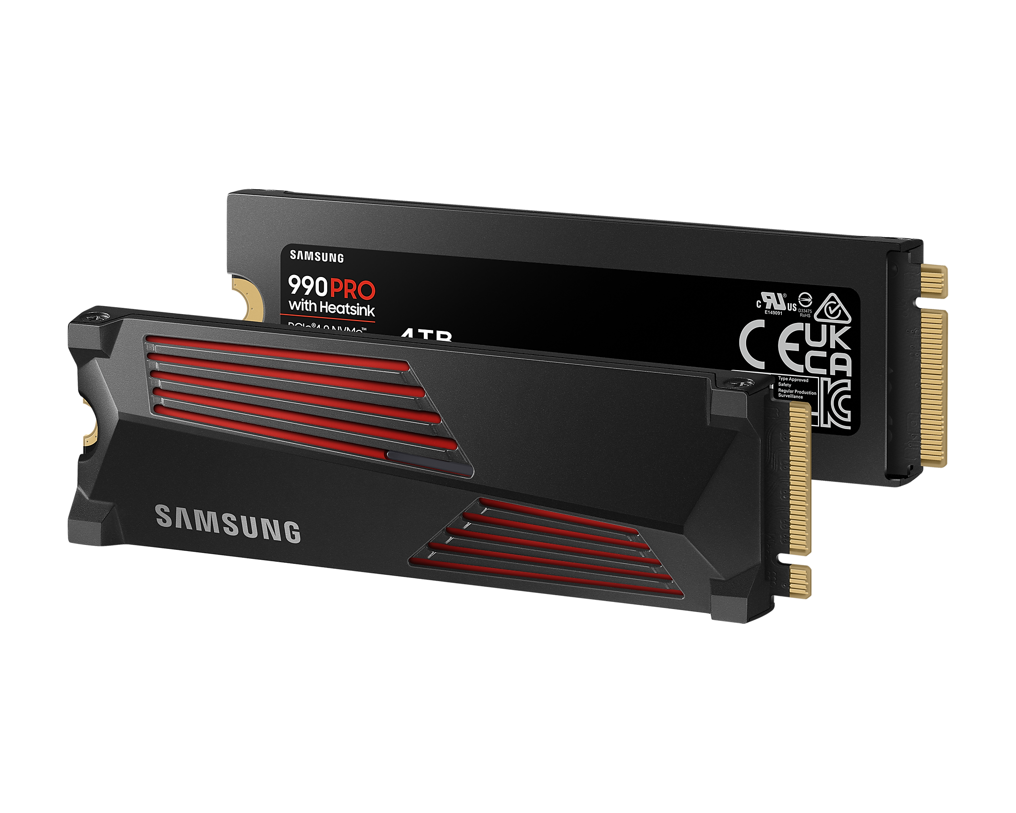 SSD SAMSUNG 990 PRO с Heatsink 4TB, MZ-V9P4T0CW-3