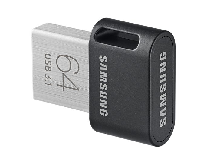 USB памет Samsung FIT Plus, 64GB, USB-A, Черна-3