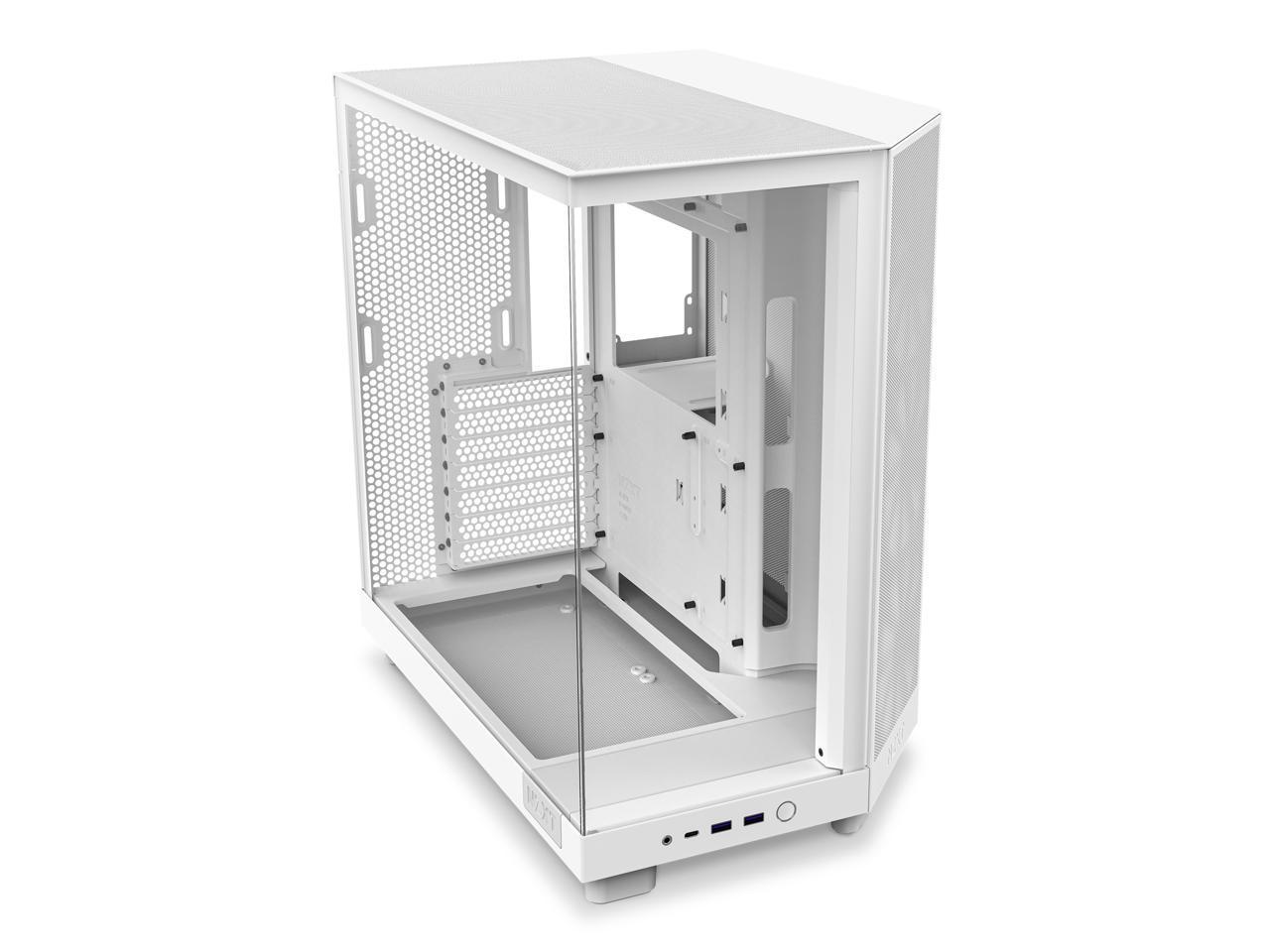 Кутия NZXT H6 Flow Matte White - Middle Tower-3