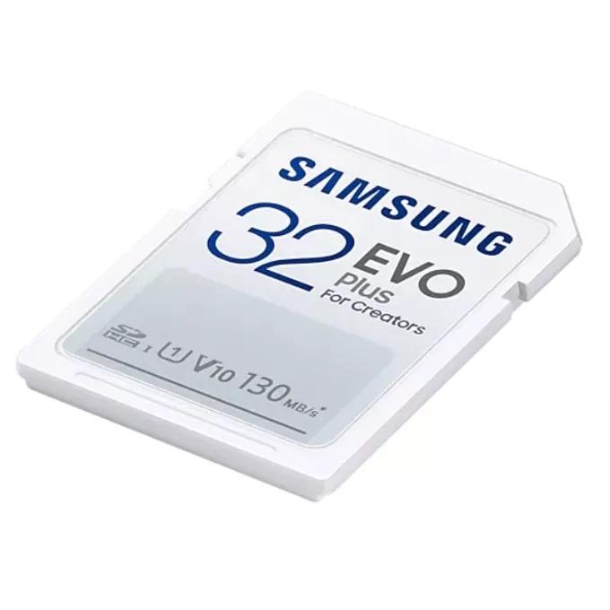 Карта памет Samsung EVO Plus, SD Card, 32GB, Бяла-4