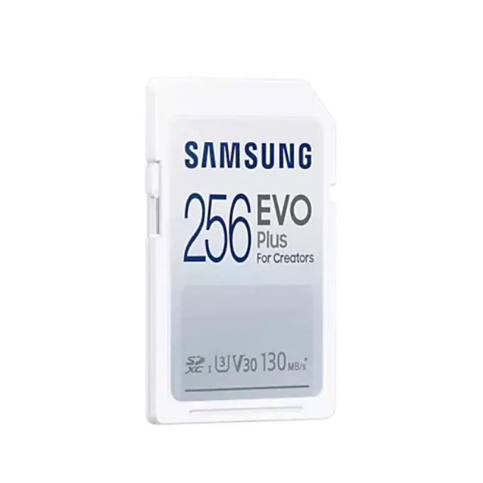 Карта памет Samsung EVO Plus, SD Card, 256GB, Бяла-2