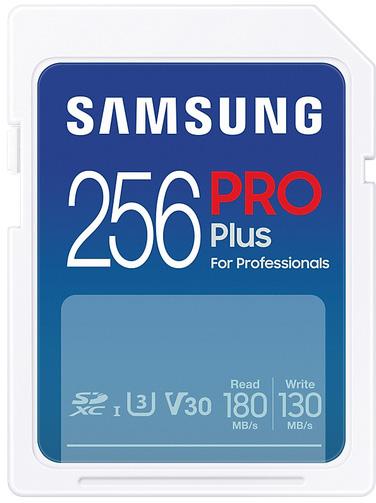 Карта памет Samsung PRO Plus, SD Card, 256GB, USB Четец, Бяла-3