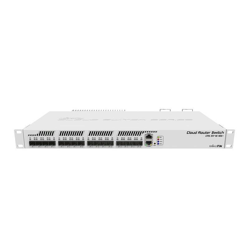 Cloud Router Mikrotik CRS317-1G-16S+RM, 1 х Gigabit LAN, 16 х SFP