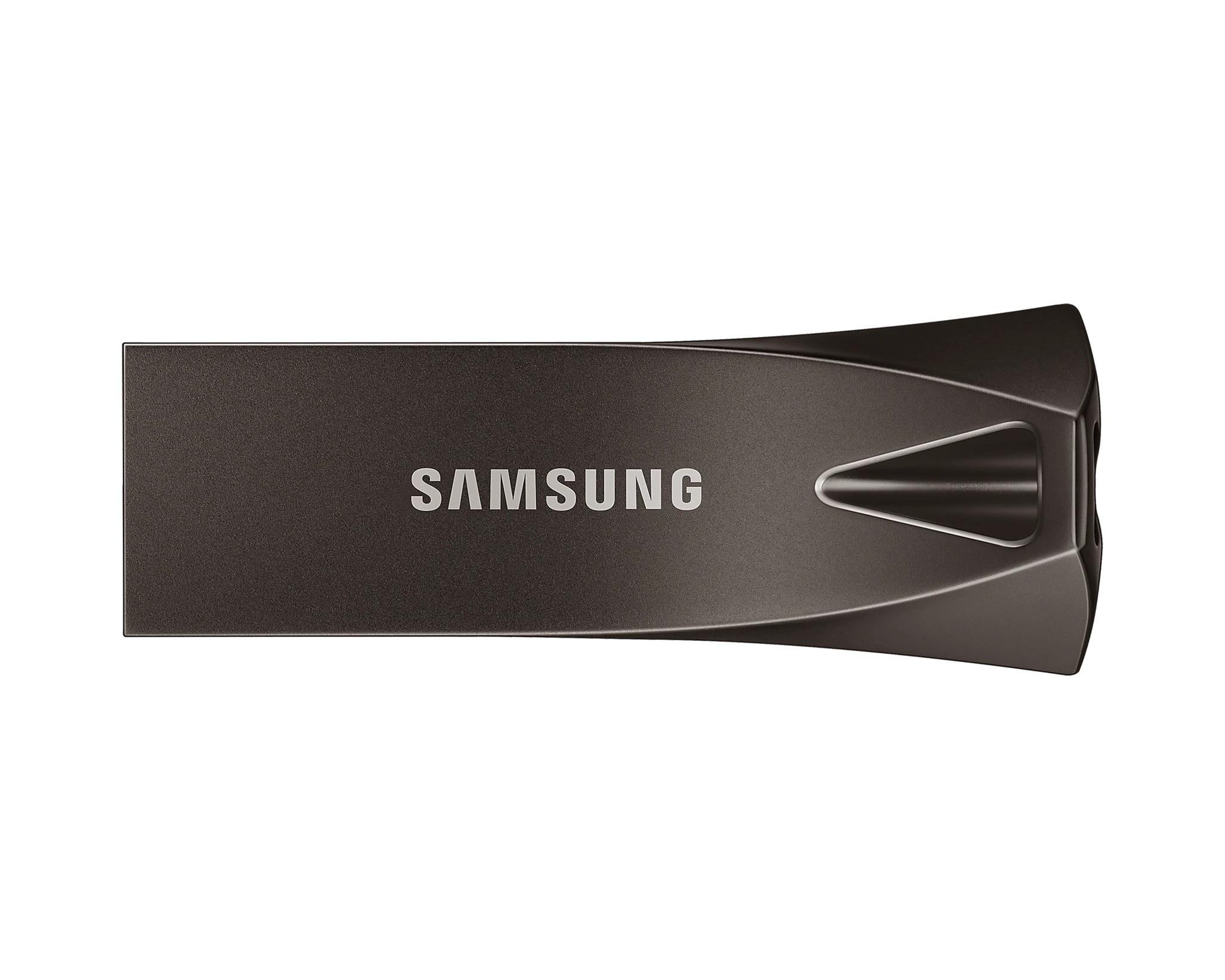 USB памет Samsung BAR Plus, 64GB, USB-A, Titanium Gray-2