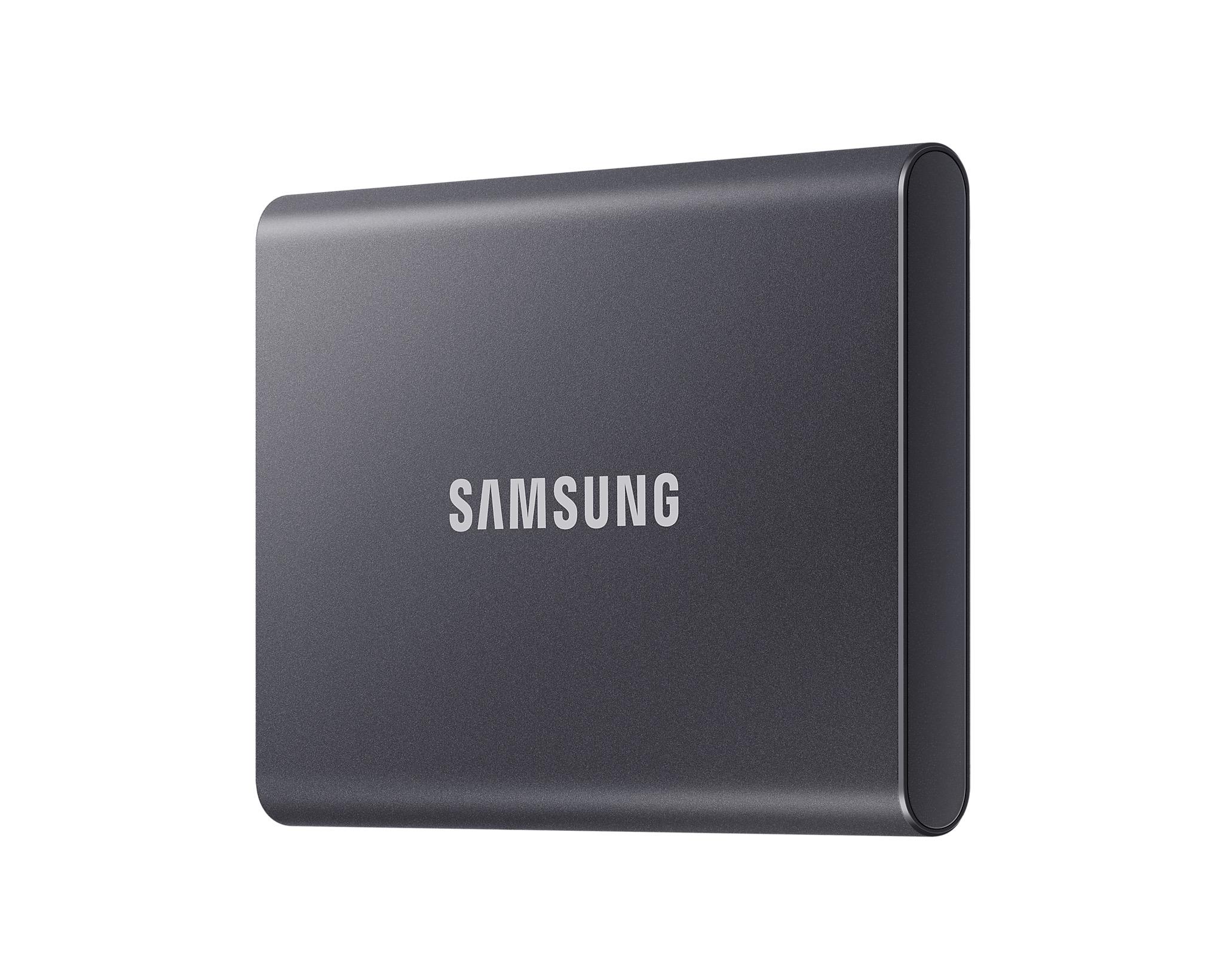 Външен SSD Samsung T7 Titan Grey SSD 2000GB USB-C, Сив-2