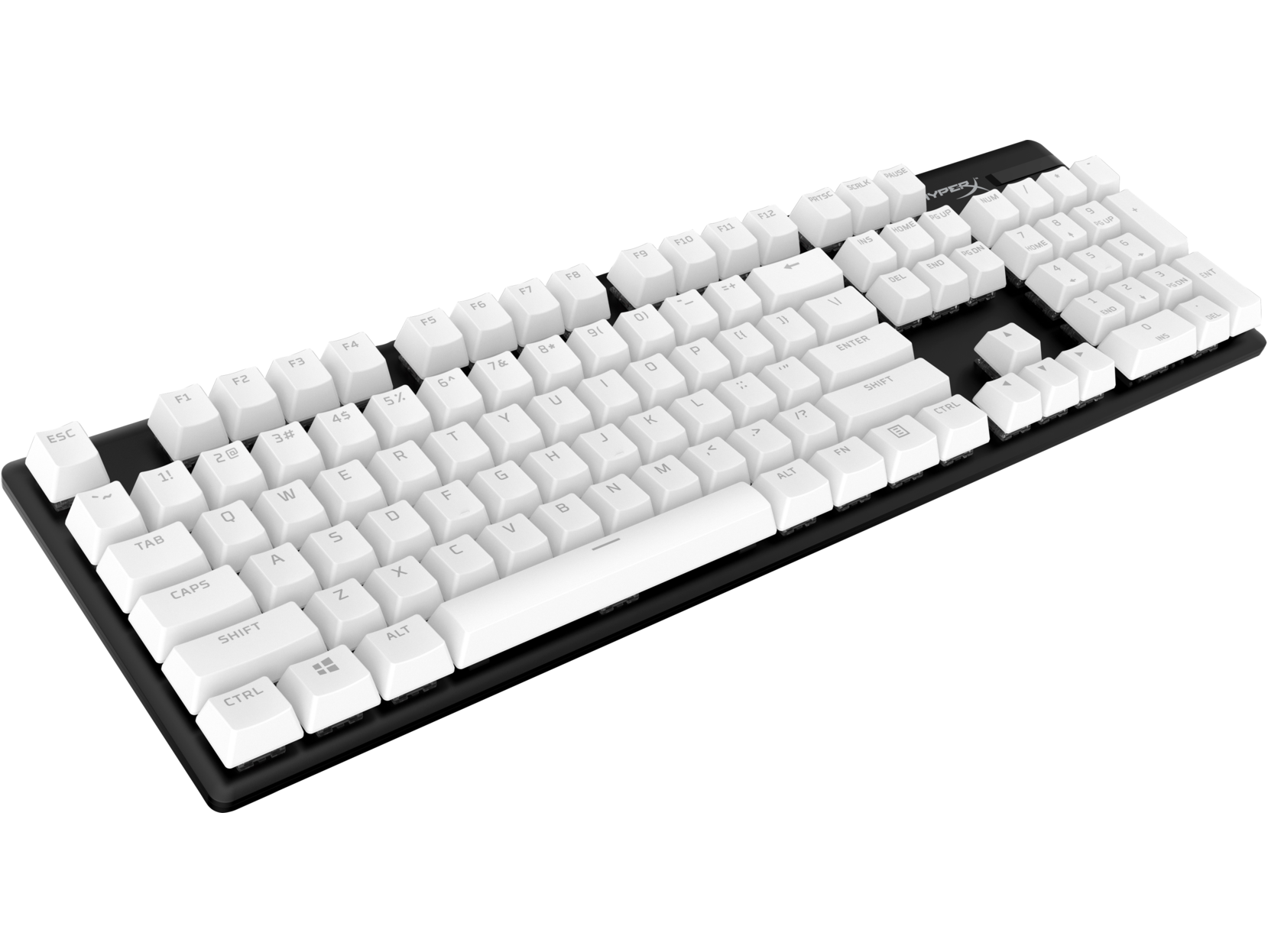 Капачки за механична клавиатура HyperX Full key Set Keycaps - PBT (White)-4