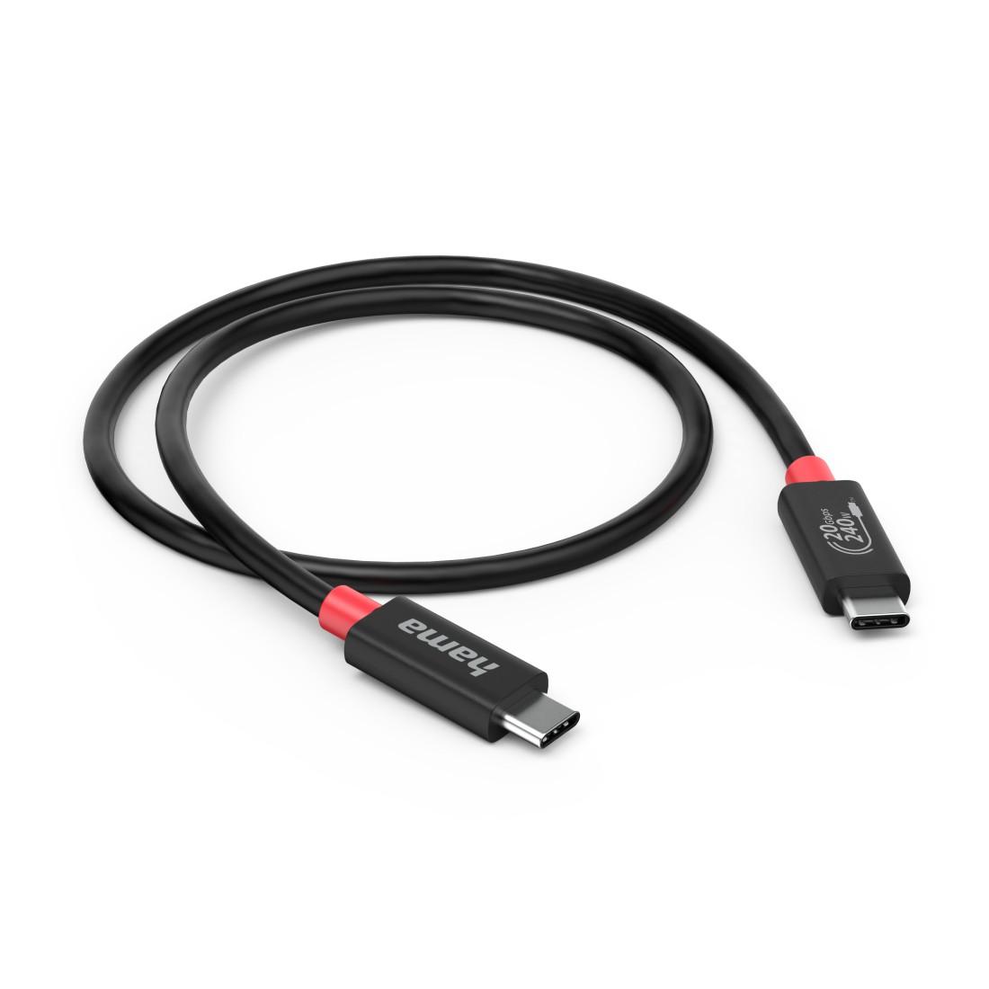 HAMA Кабел USB-C, E-Marker, USB4 Gen2, 20 Gbit/s, 5 A, 240 W, 2.00 m-4