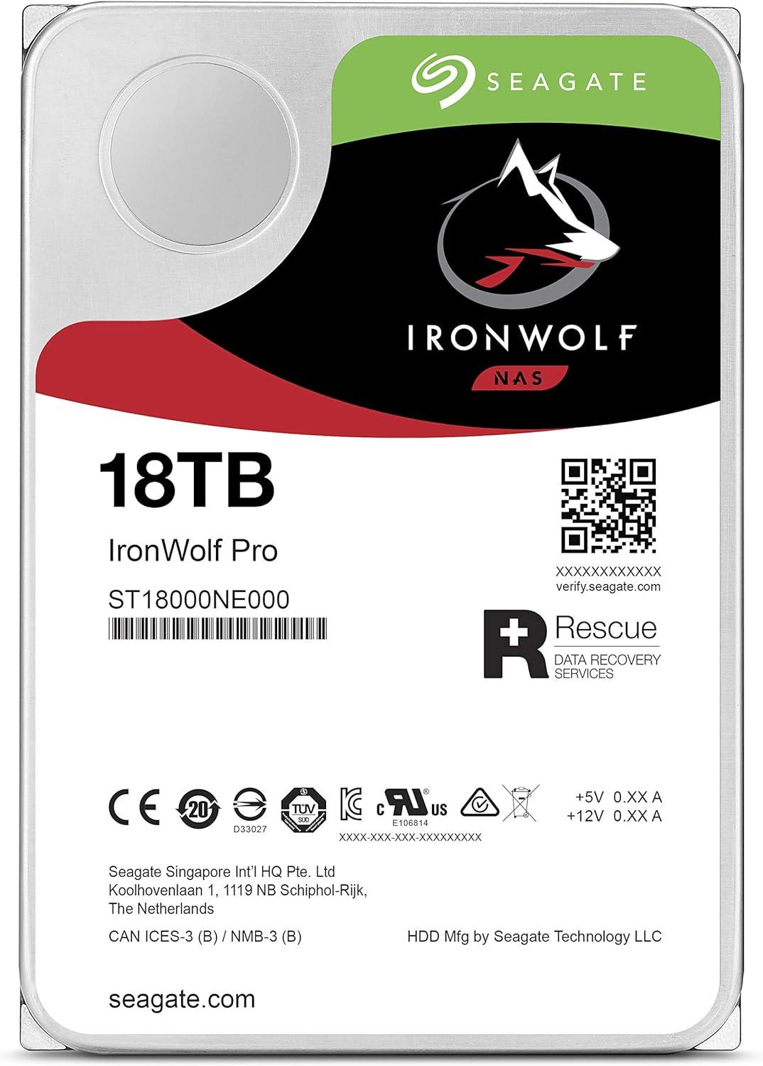 Хард диск SEAGATE IronWolf ST18000NE000, 18TB, 256MB Cache, SATA 6.0Gb/s-2