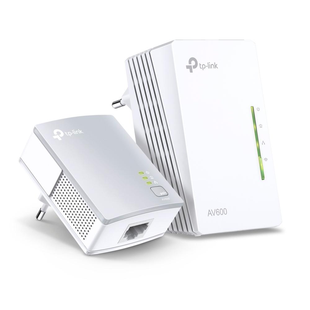 PowerLine адаптер TP-Link TL-WPA4220 AV600 WiFi удължител Starter Kit