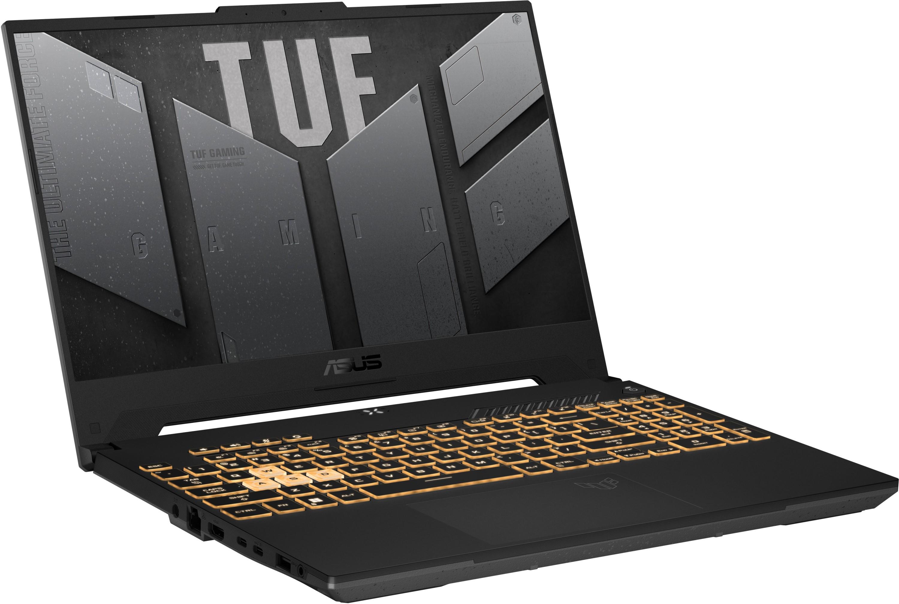 Лаптоп ASUS TUF F15 FX707ZC4-HX009 Intel Core i7-12700H, 15.6 FHD IPS 144Hz, 2x8GB DDR4, 512GB SSD, nVIdia RTX 3050 4GB GDDR6, WiFi 6-4