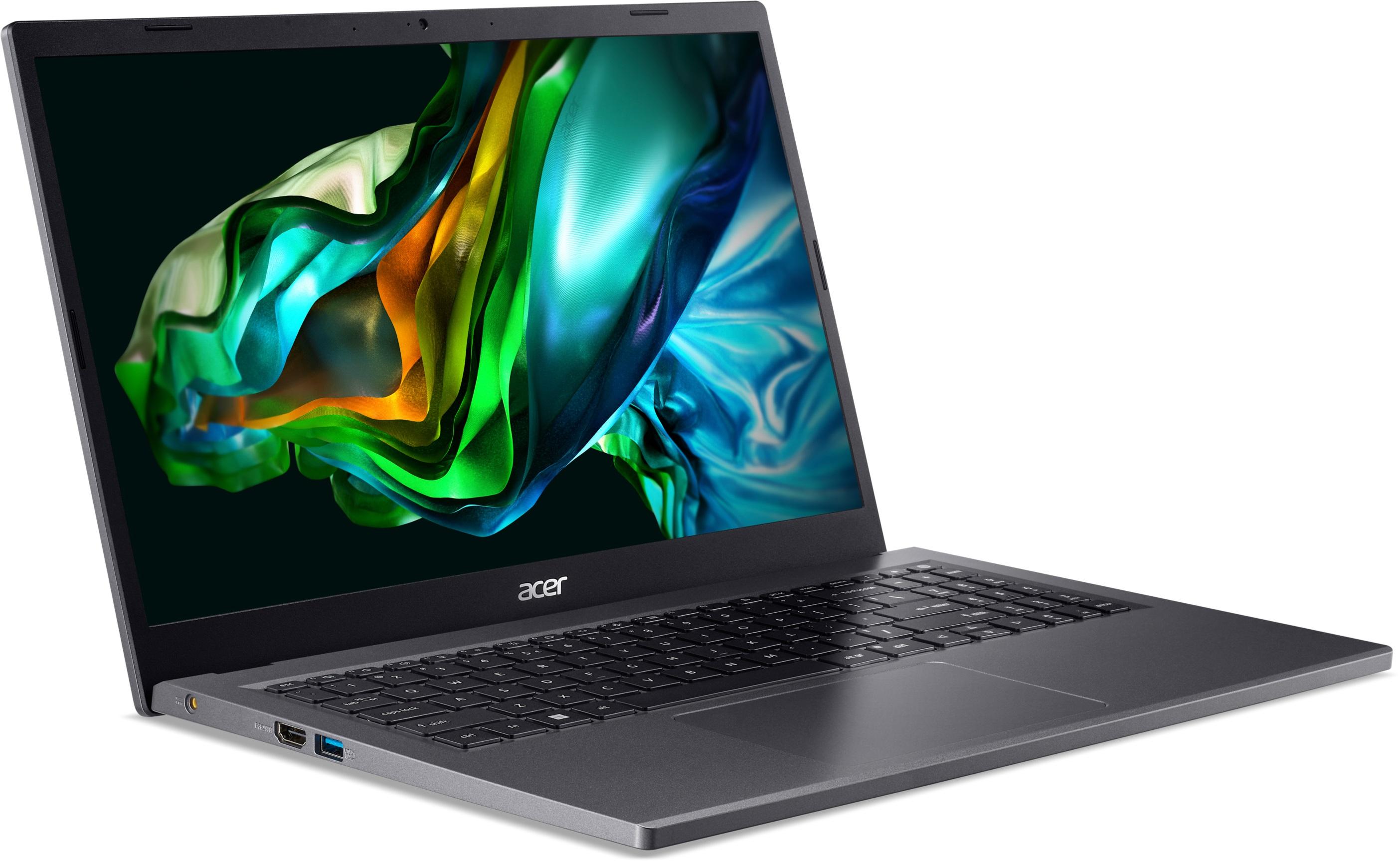 Лаптоп Acer Aspire 5 A515-58P-36JU, 15.6&quot; FHD IPS, Intel Core i3-1315U, 16GB LPDDR5, 512GB NVMe SSD, Nо OS, Кирилизиран-2