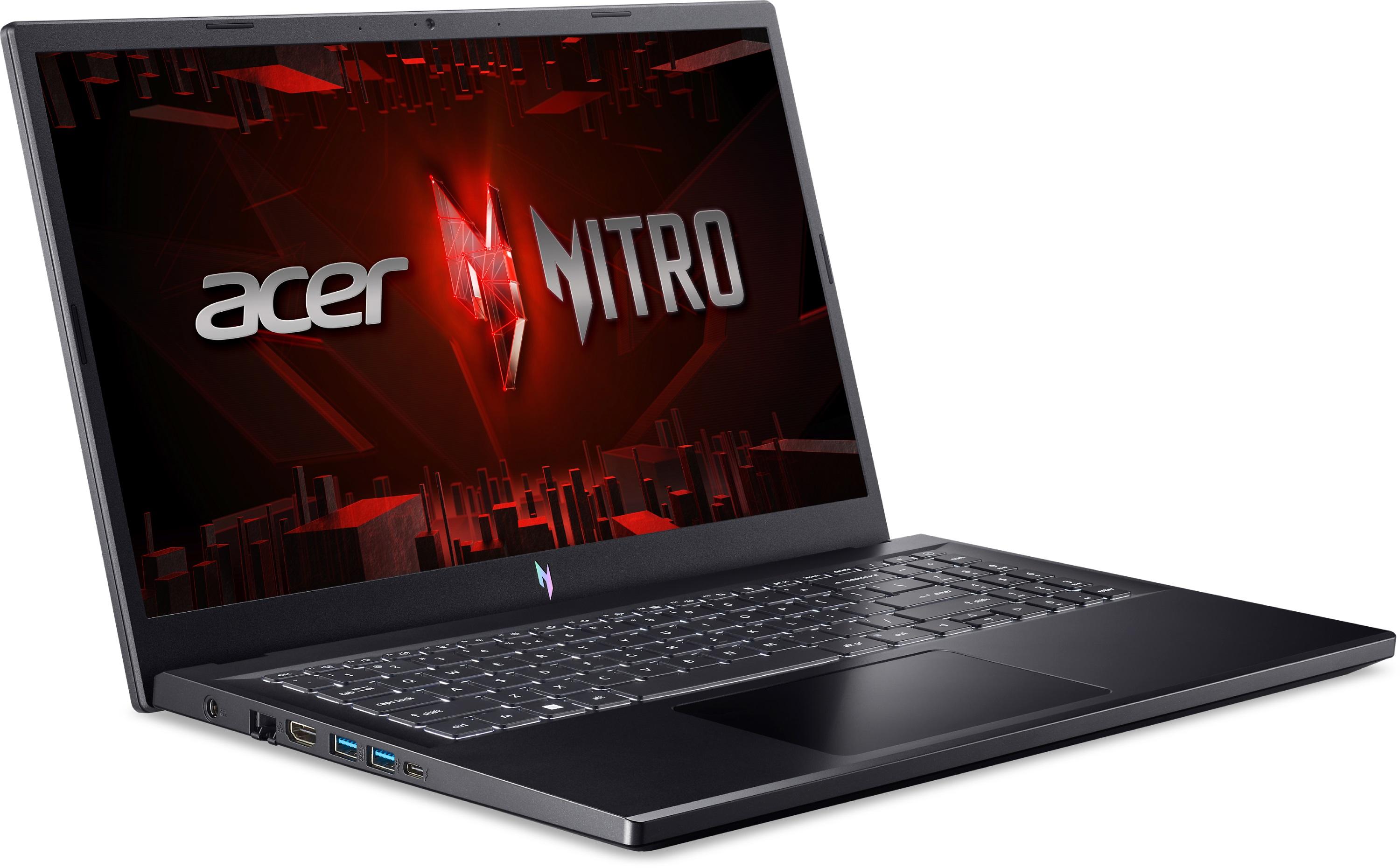 Лаптоп Acer Nitro V ANV15-51-5834 15.6&quot; FHD IPS, Intel Core i5-13420H, 16GB DDR5, 512GB NVMe SSD, RTX 2050 4GB, Nо OS, Кирилизиран-2