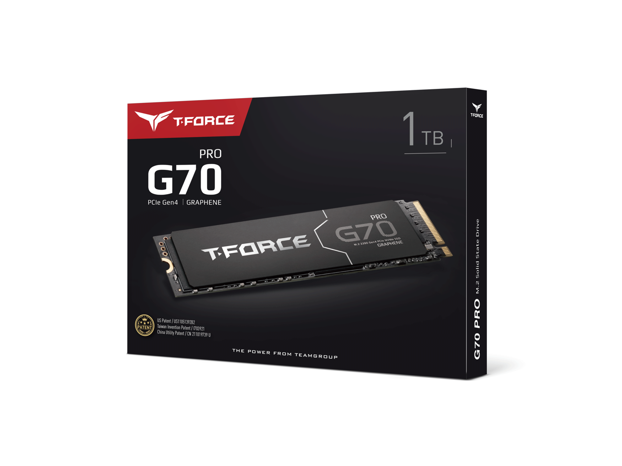 SSD Team Group T-Force G70 Pro, M.2 2280 1TB PCI-e 4.0 x4 NVMe 1.4-4
