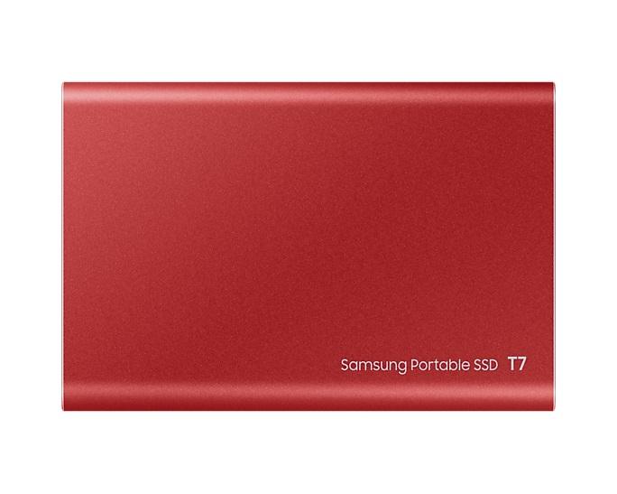 Външен SSD Samsung T7 Indigo Red SSD 500GB, USB-C, Червен-4