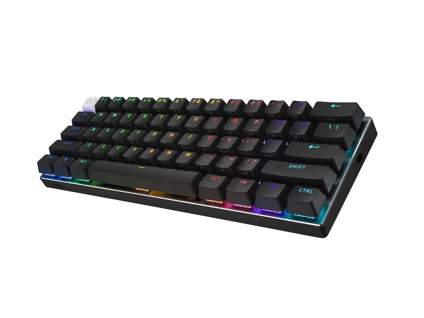 Геймърска клавиатура Logitech Pro X 60 Tactile black, KEYCONTROL, LIGHTSYNC, RGB, Черна-3