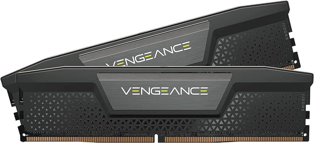Памет Corsair Vengeance Black, 32GB (2x16GB) DDR5 DRAM, 6000MHz, CL36, CMK32GX5M2E6000C36-2