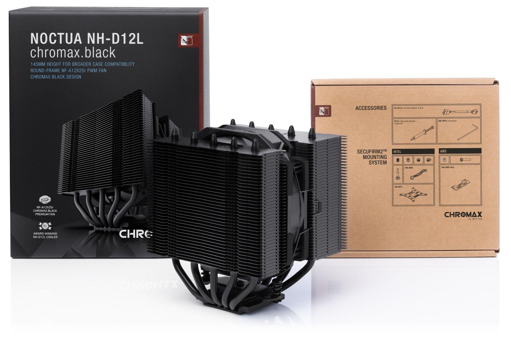 Охладител за процесор Noctua NH-D12L CHROMAX.BLACK-3