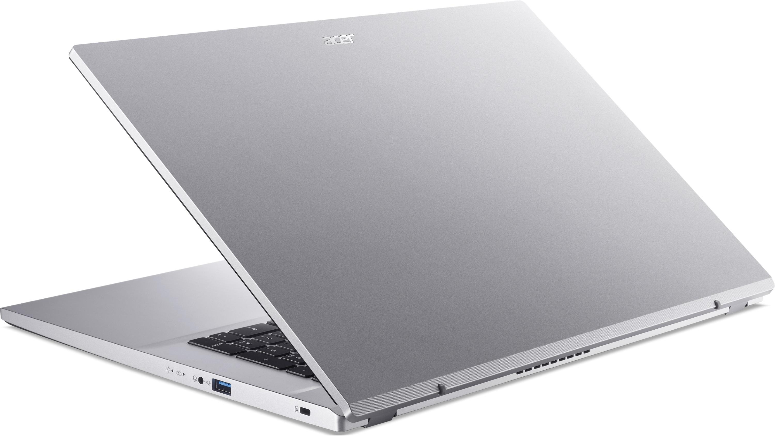 Лаптоп ACER Aspire 3 A317-54-36WA, Core i3-1215U, 17.3&quot; FHD IPS, 16GB DDR4 RAM, 512GB SSD, 40Wh, Nо OS, Silver-4