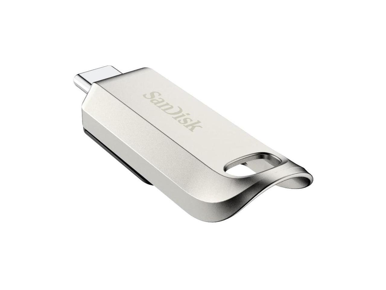 USB памет SanDisk Ultra Luxe, 64GB, USB 3.2 Gen 1, USB-C, Сребрист-4