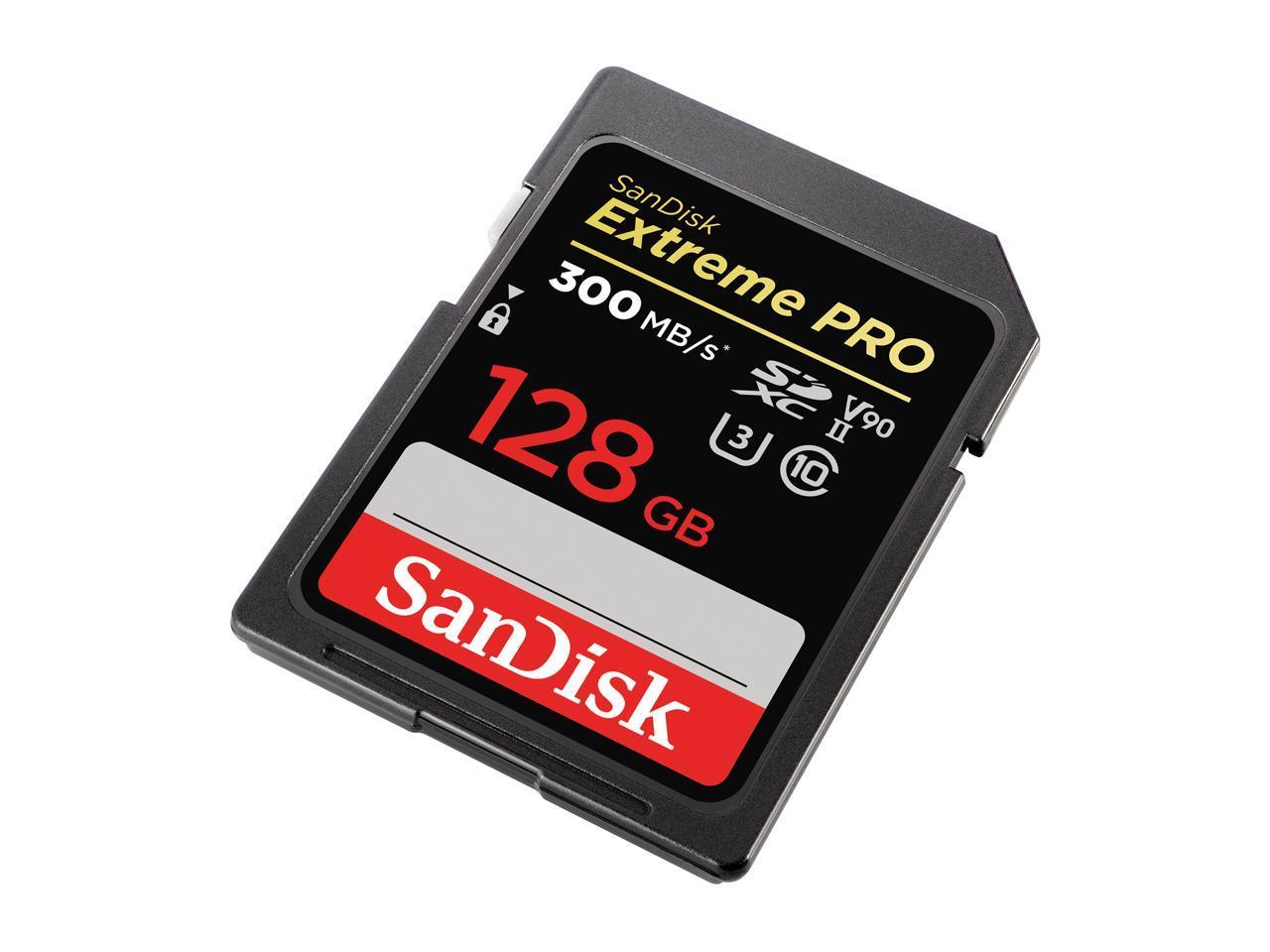 Карта памет SANDISK Extreme PRO SDXC, 128GB, UHS-II, До 300 MB/s-3