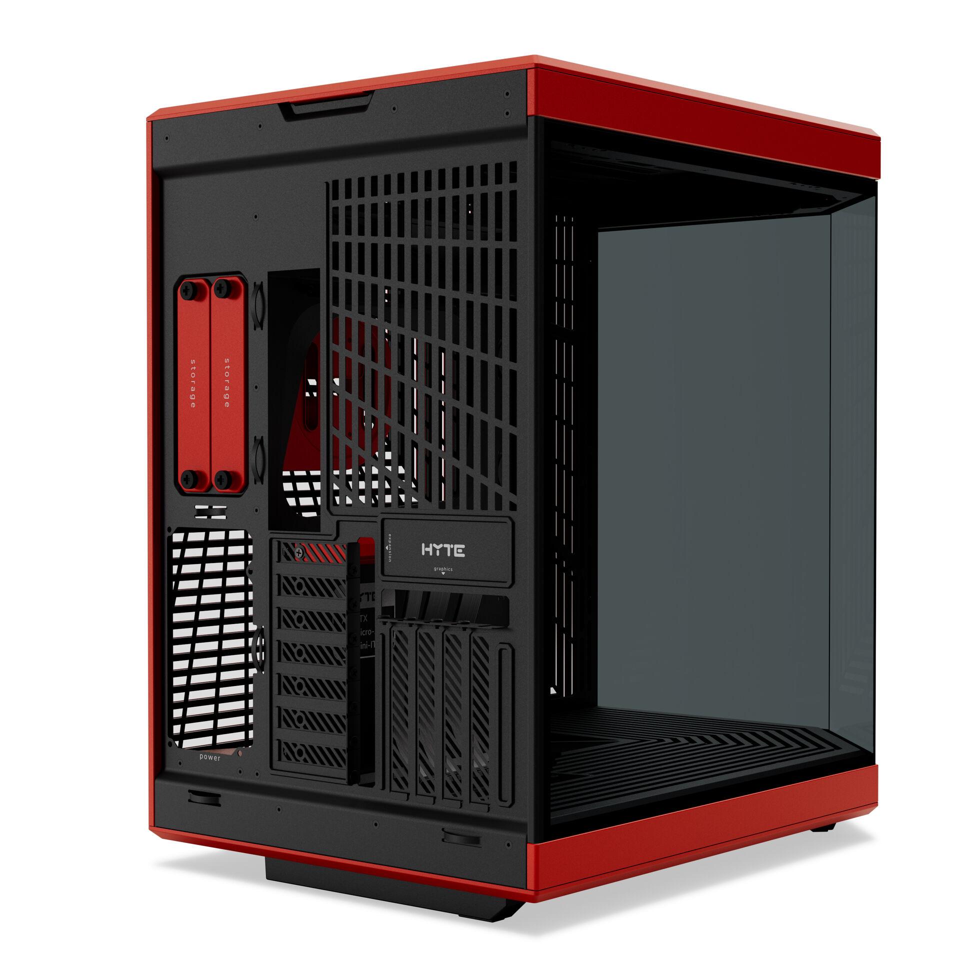 Кутия HYTE Y70 Tempered Glass Black/Red-4