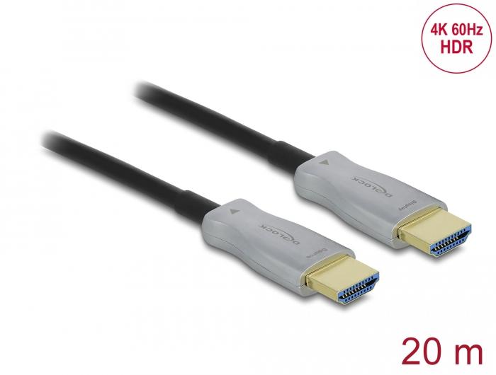 Оптичен кабел Delock, HDMI 4K, 60 Hz, 20 m-2