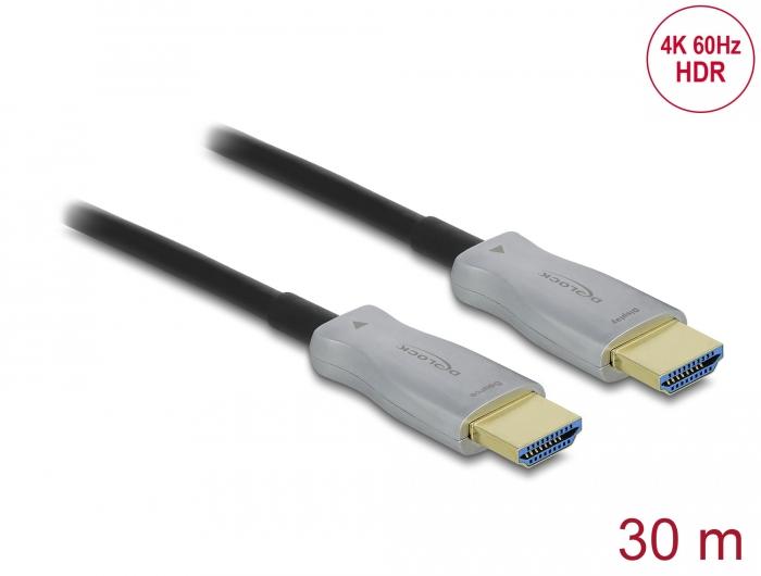 Оптичен кабел Delock, HDMI 4K, 60 Hz, 30 m-2